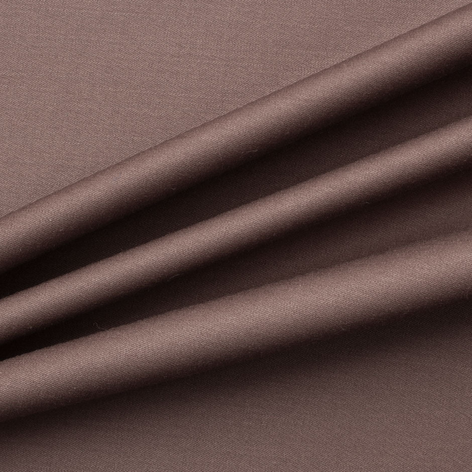 Dusty Plum Wool Gaberdine