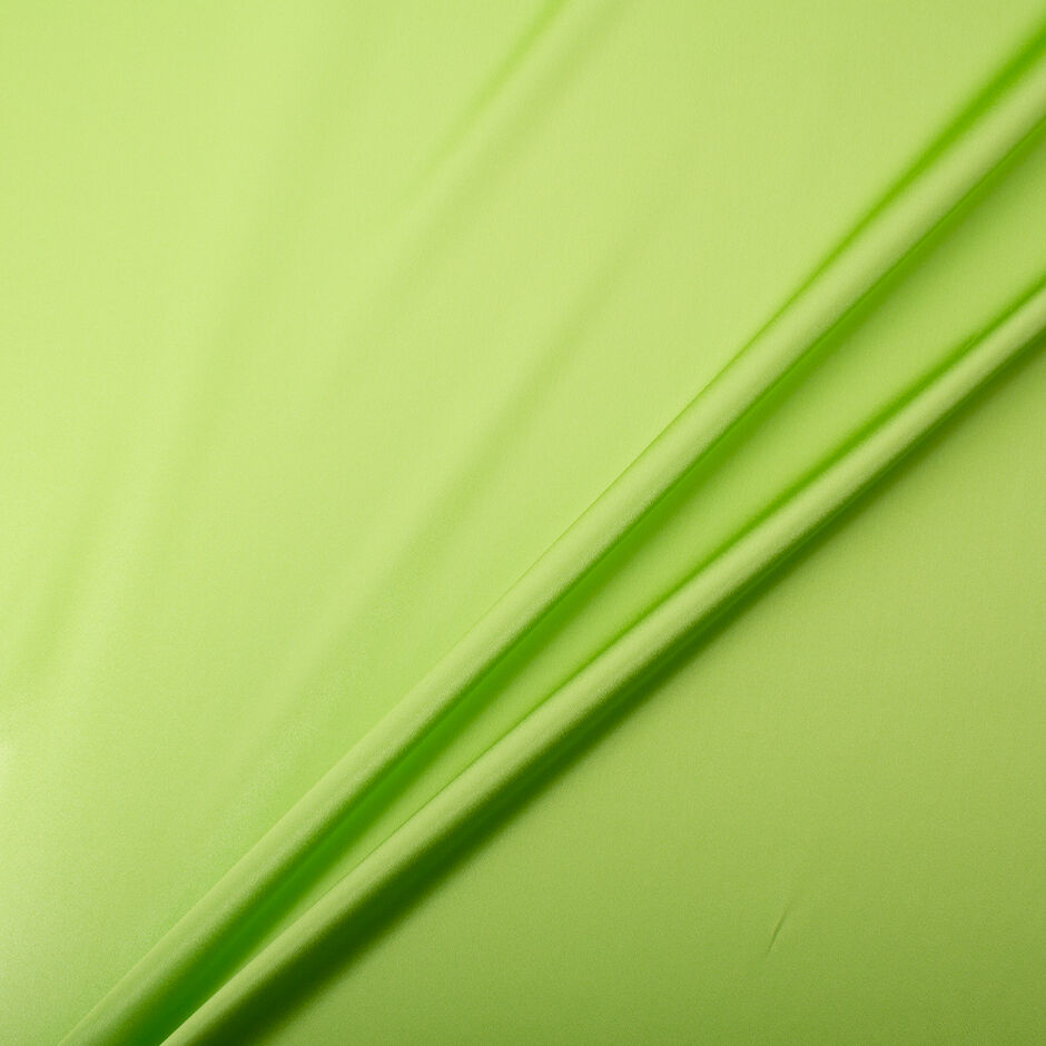 Bright Apple Green Pure Silk Satin