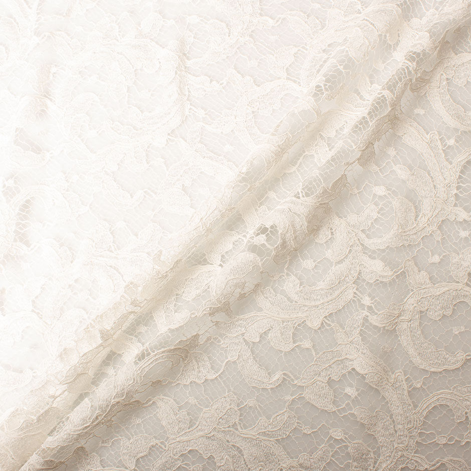 Soft Cream Corded Lace