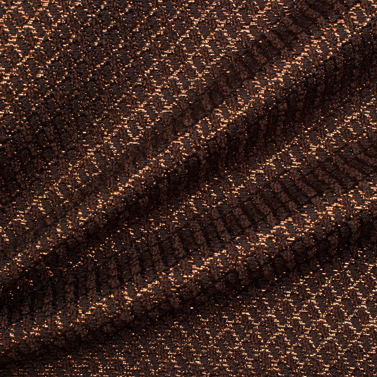 Metallic Brown Brocade