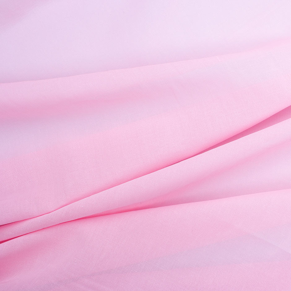 Bubble Gum Pink Pure Cotton Voile