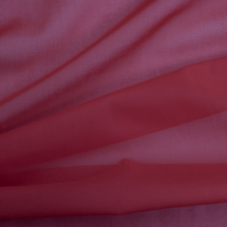 Light Bordeaux Cotton Voile