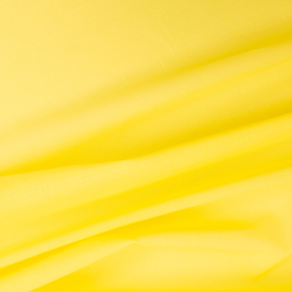 Daffodil Yellow Pure Cotton Voile