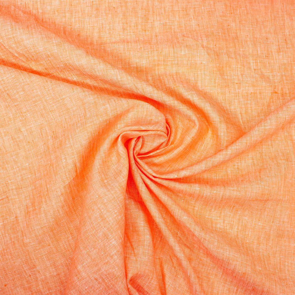 Orange Two-Tone Handkerchief Linen