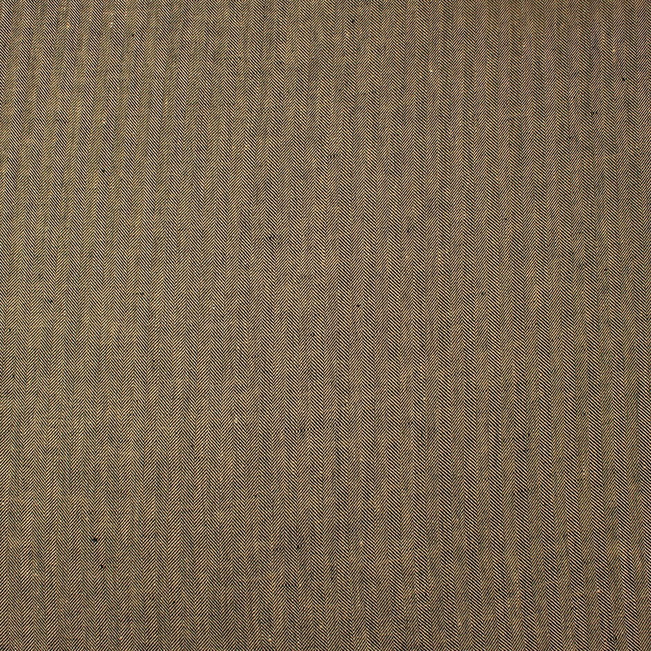 Two-Tone Brown Herringbone Pure Linen Suiting