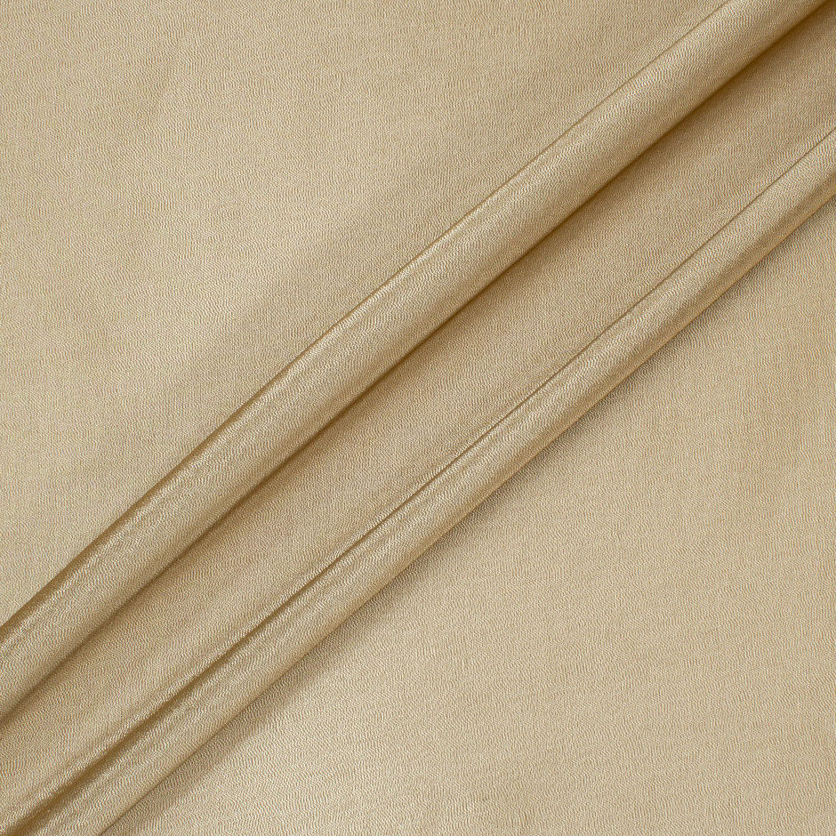 Bronze Gold Silk & Viscose Blend Lamé