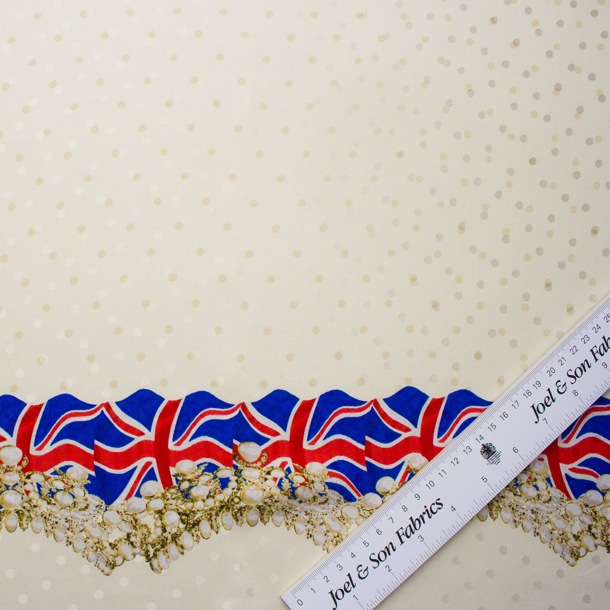 Union Jack Pure Silk Jacquard