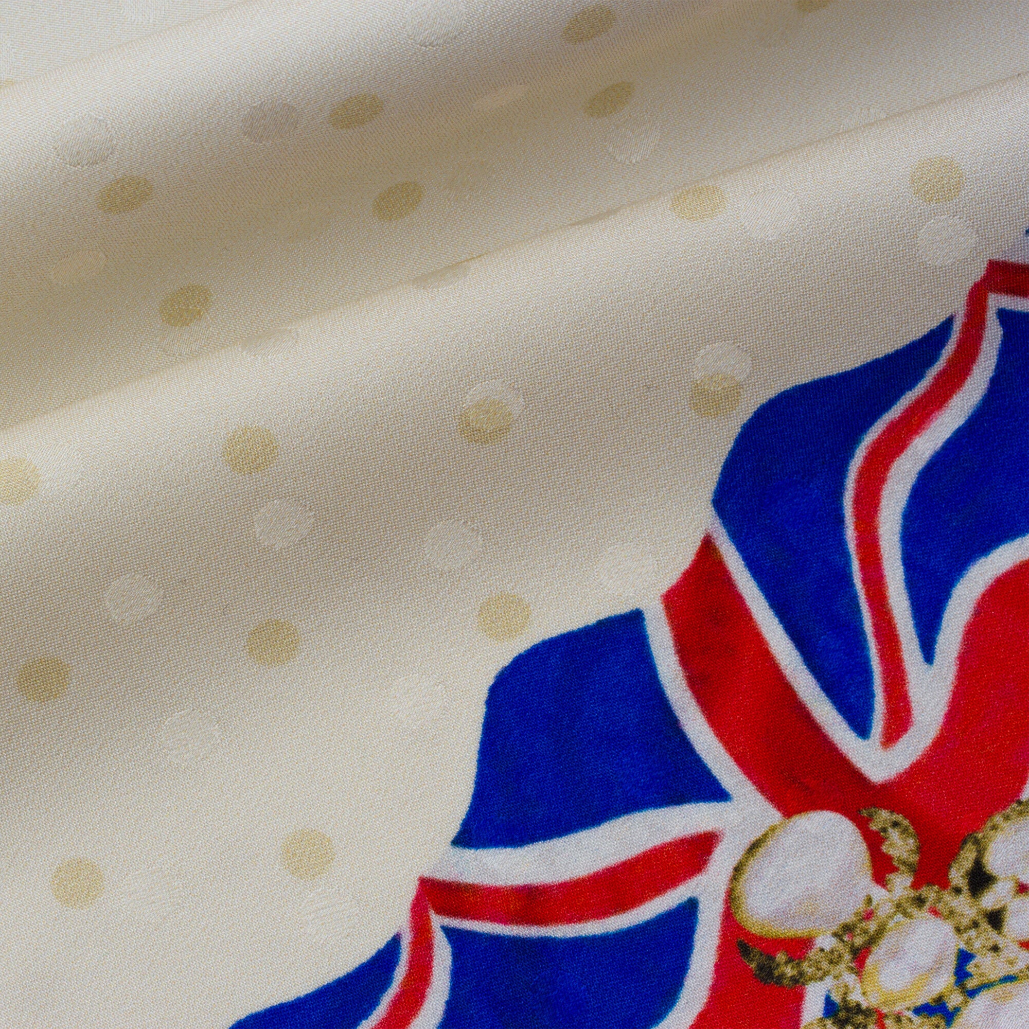 Union Jack Pure Silk Jacquard