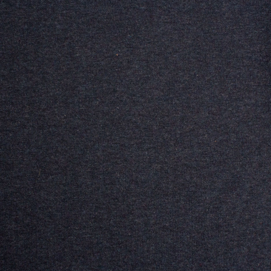 Mottled Burgundy & Steel Blue Double-Sided Wool Jersey