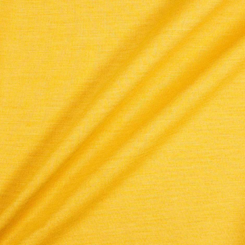 Mustard Yellow Stretch Wool Jersey