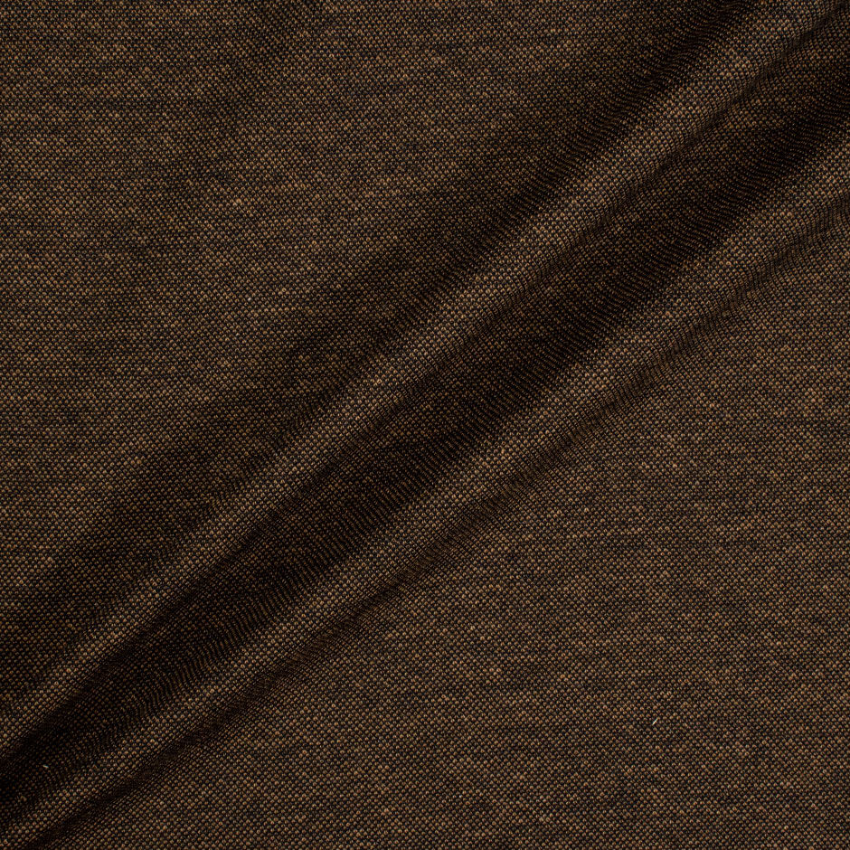 Beige Spotted Brown Jersey Knit