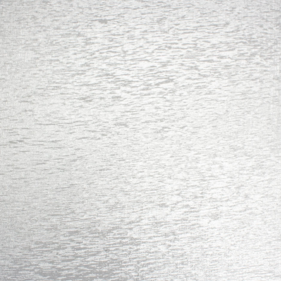 Silver White Metallic Lightweight Silk Lamé