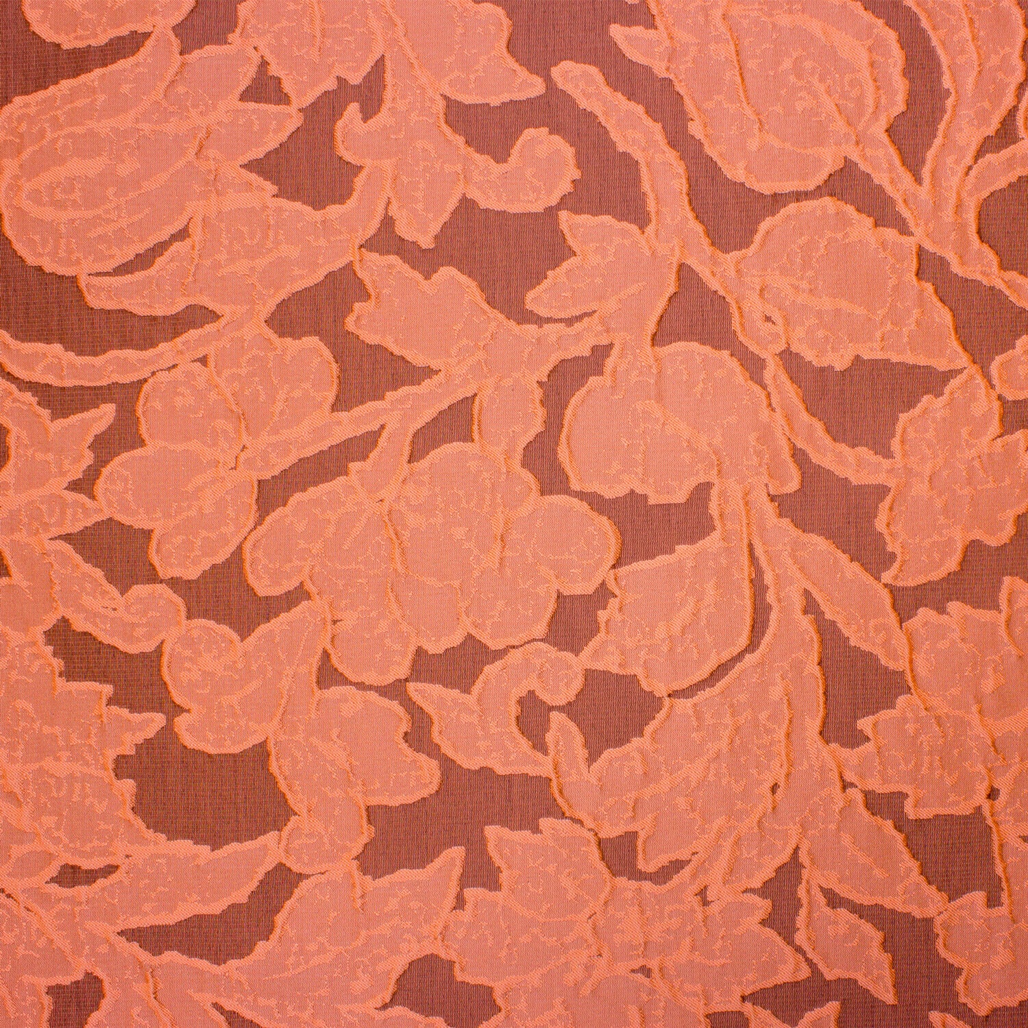 Apricot 'Blush' Floral Brocade