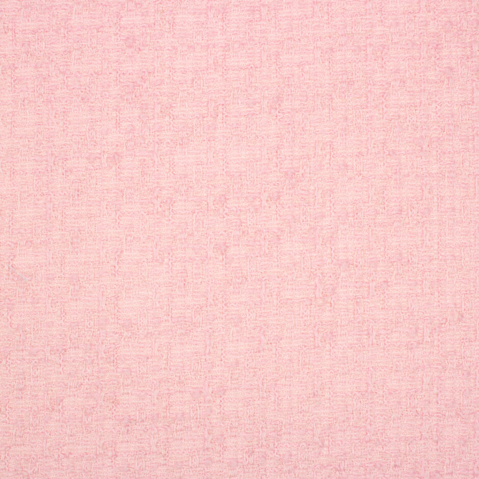 Ballet Pink Wool Blend Bouclé