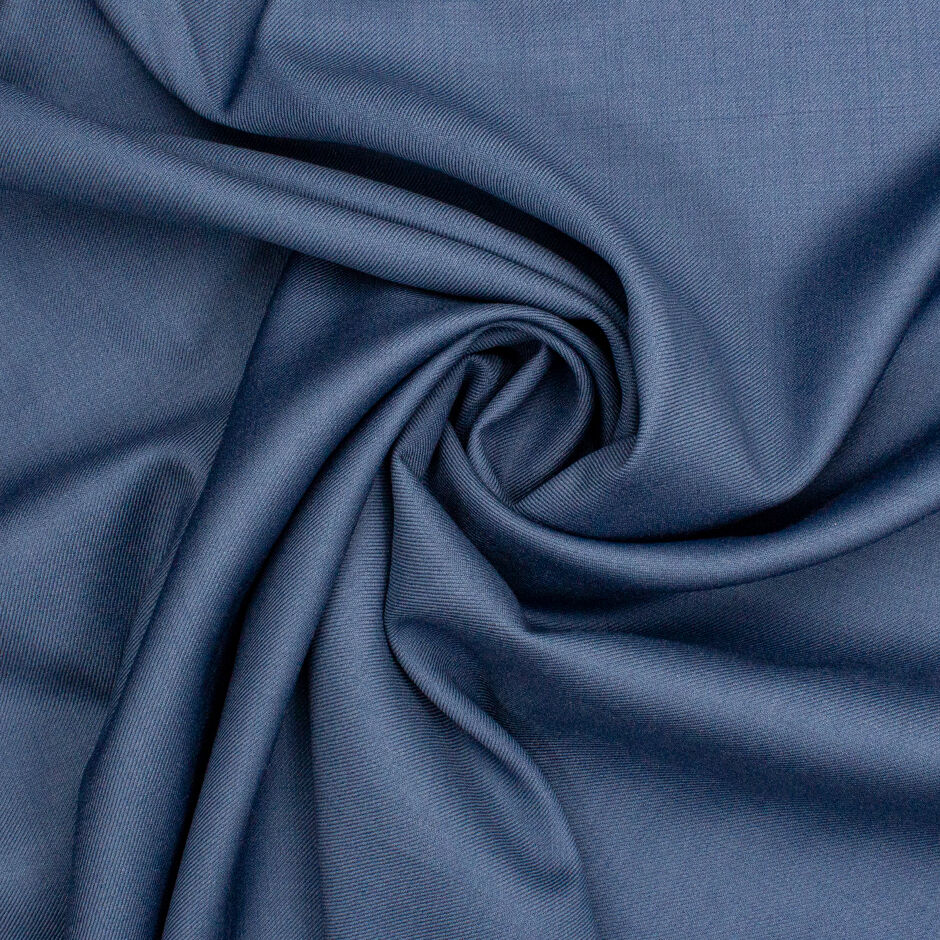 Periwinkle Super 130s Pure Wool Suiting (A 2.45m Piece)