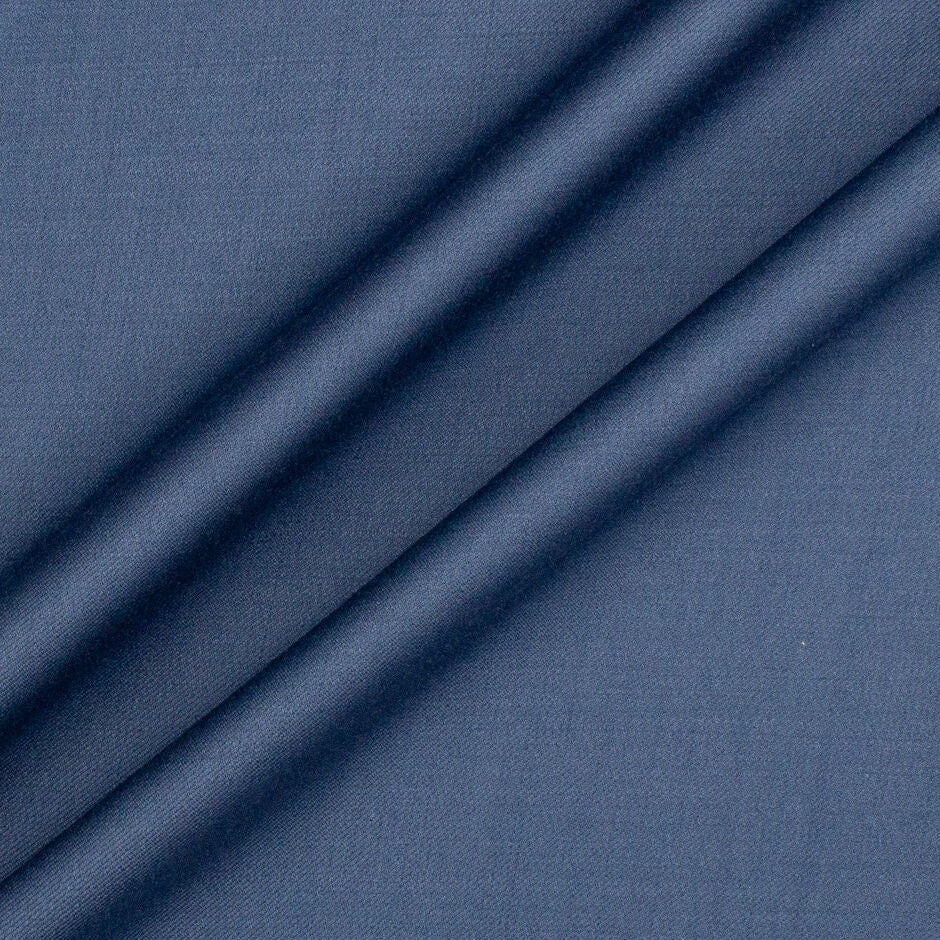 Periwinkle Super 130s Pure Wool Suiting (A 2.45m Piece)