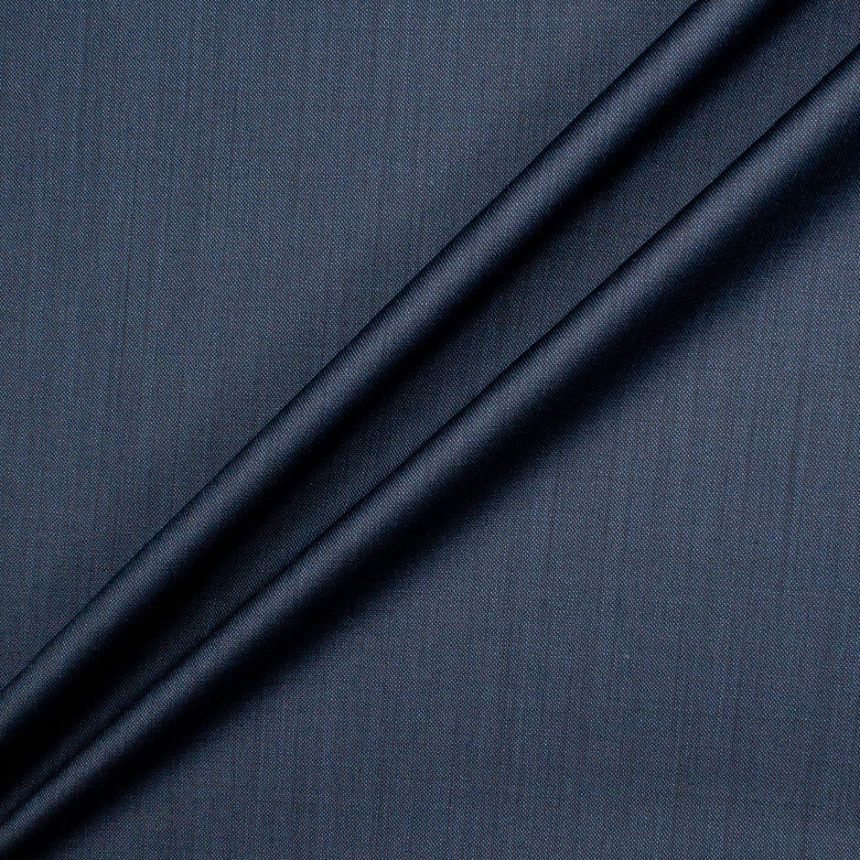 Dark Navy Blue Super 130s Pure Wool Suiting