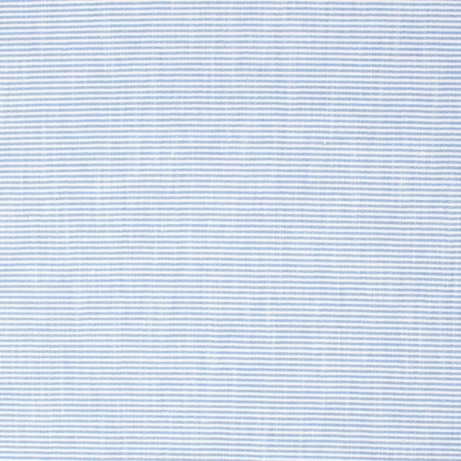 Blue Candy Pinstriped Linen & Cotton Blend Shirting