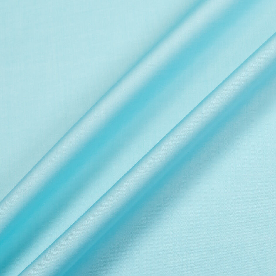 Soft Turquoise Plain Superfine Pure Cotton (A 3m Piece)