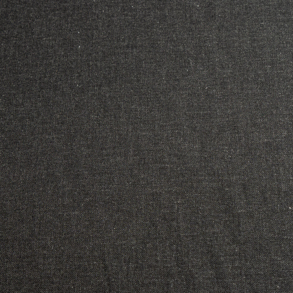 Dark Grey Pure Brushed Cotton Shirting