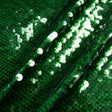 Dark Emerald Green Sequinned Stretch Tulle (A 2m Piece)