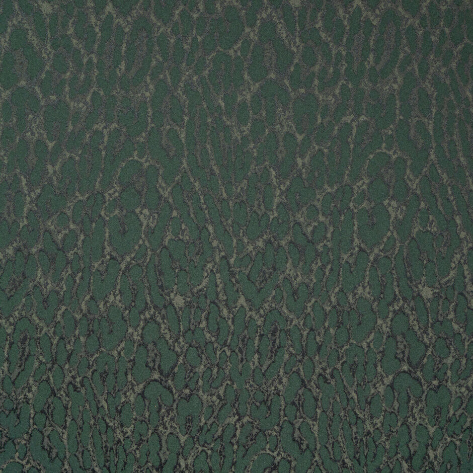 Green Abstract Animal Stretch Brocade