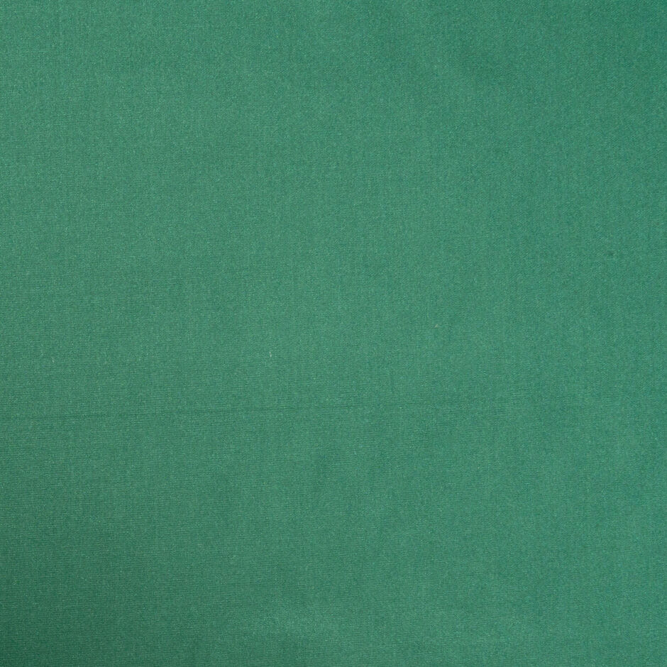 Dark Jade Green Plain Silk Taffeta