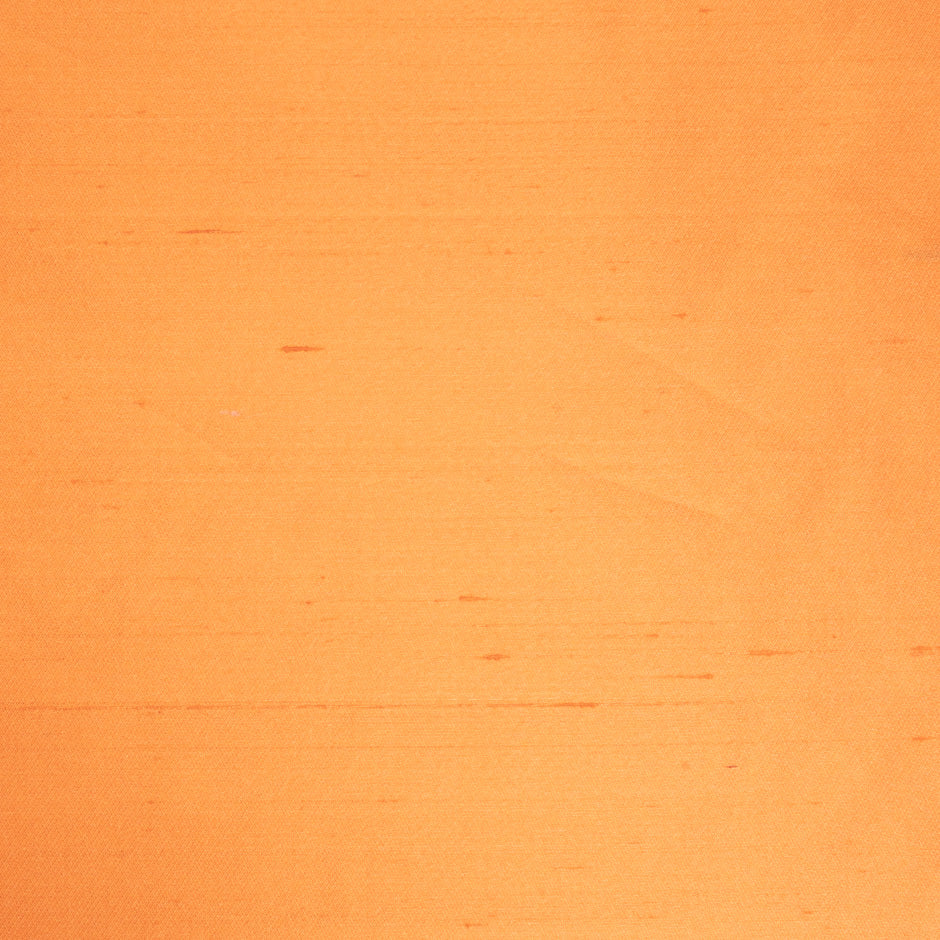 Mango Orange Pure Silk Shantung