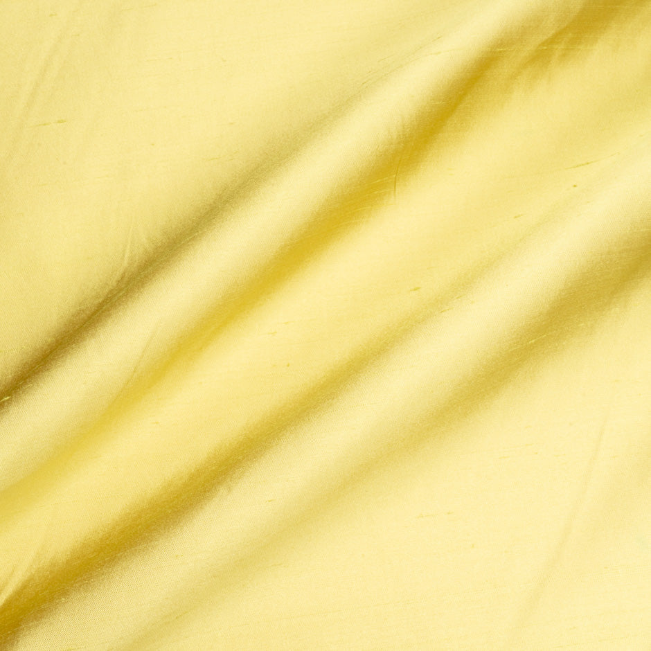 Daisy Yellow Pure Silk Shantung