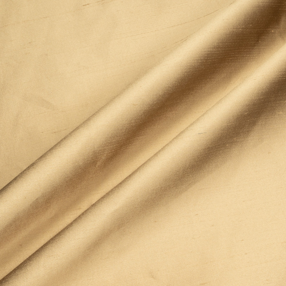 Soft Gold Pure Silk Shantung