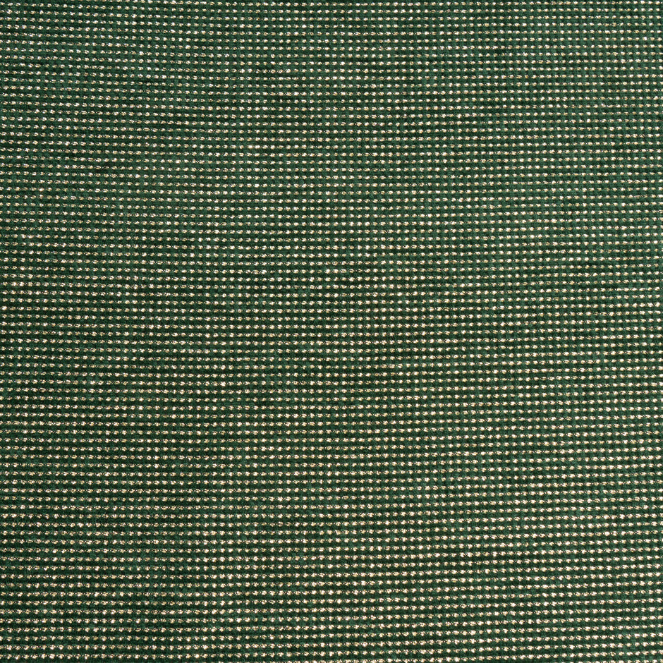 Gold Metallic Pinhead Green Chenille