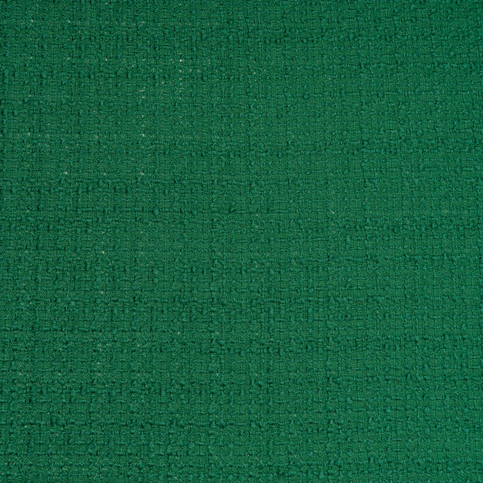 Racing Green Wool Bouclé