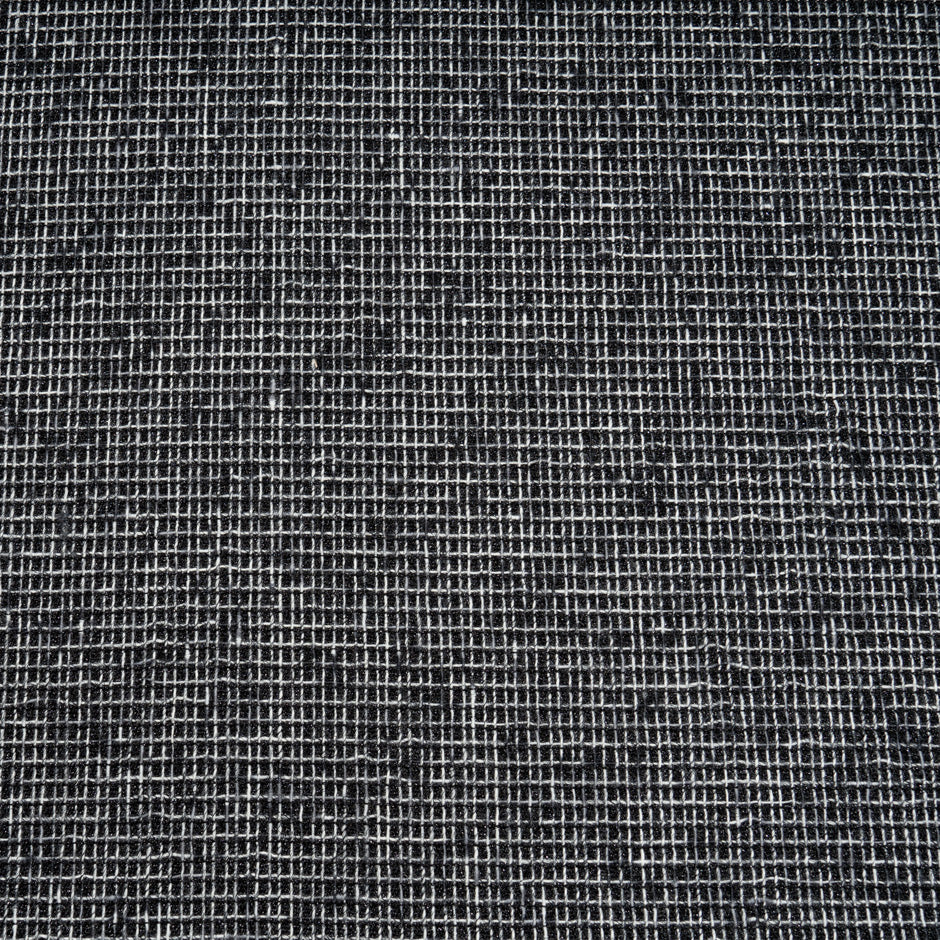 Black & White 'Brick' Metallic Cotton Blend Bouclé