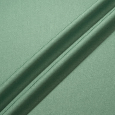 Moss Green Stretch Wool Gaberdine