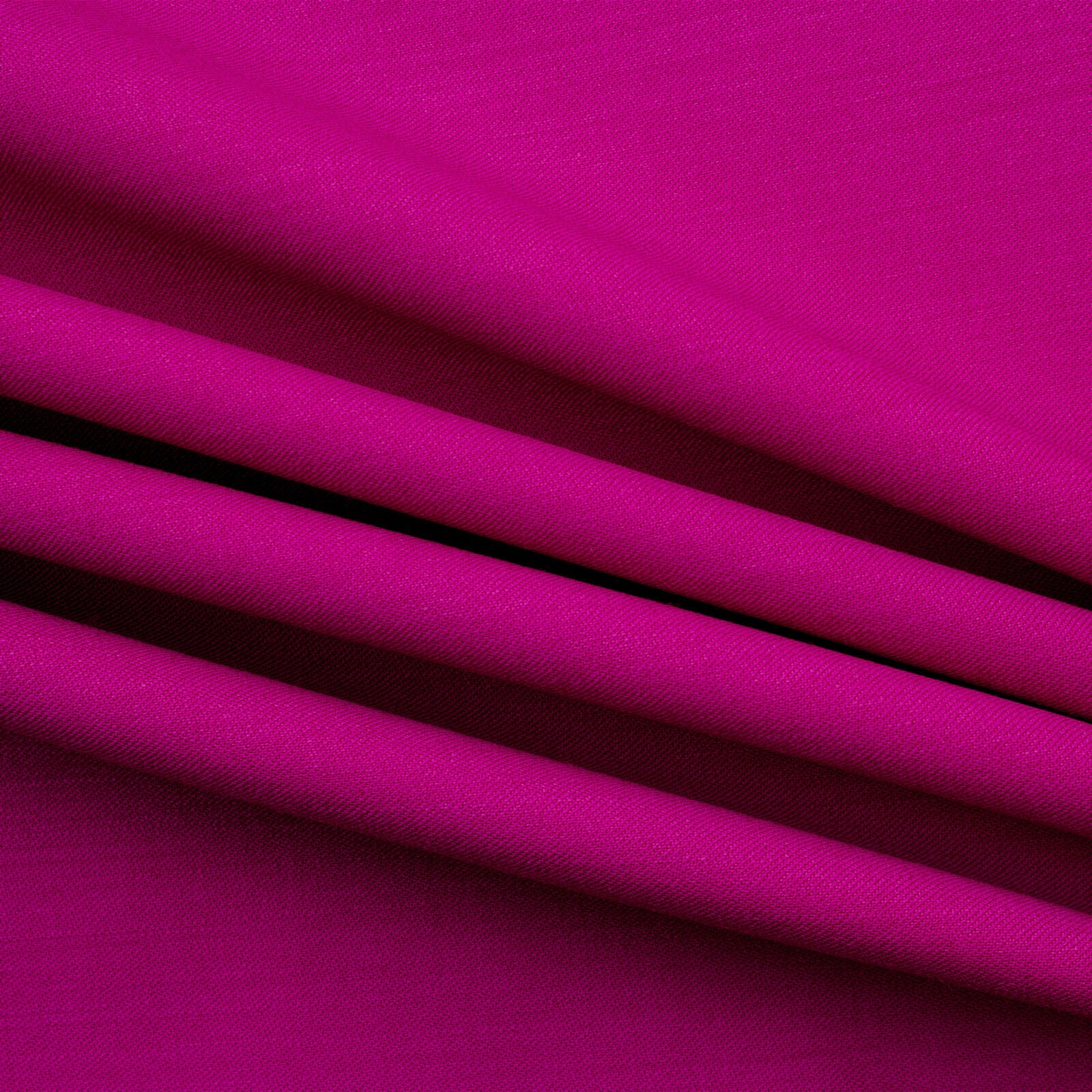 Magenta Pink Stretch Wool Gaberdine