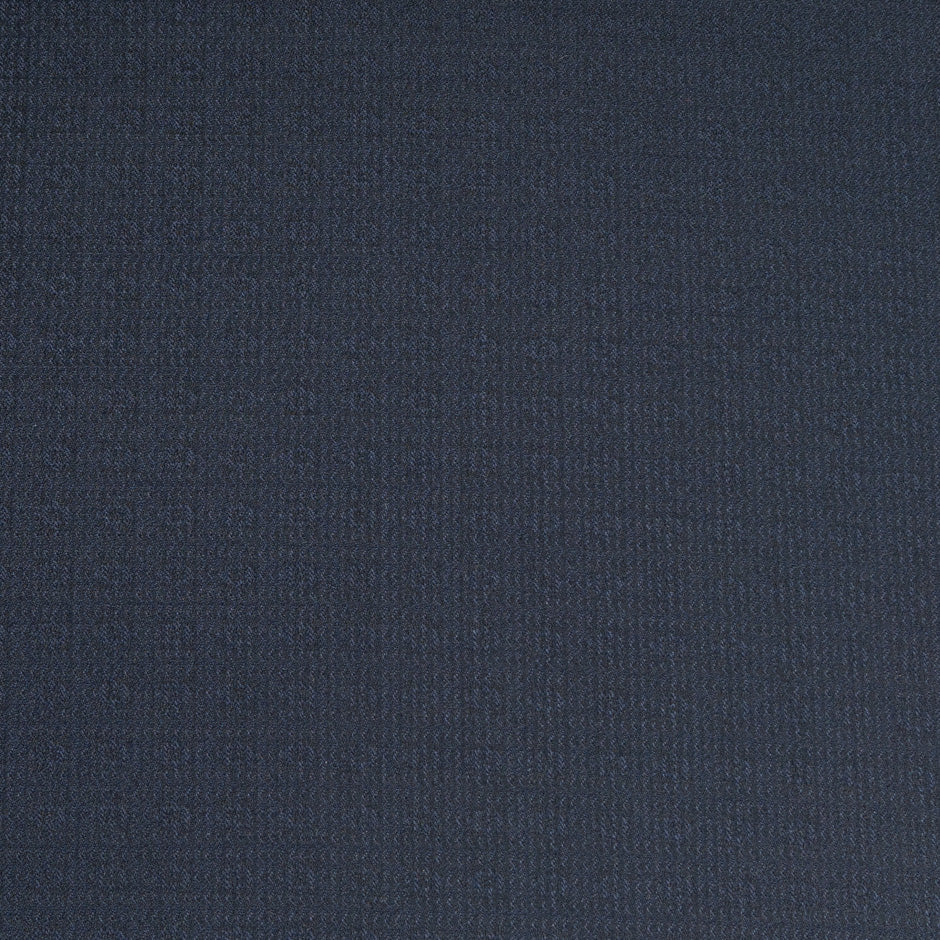 Midnight Blue Jacquard Pure Wool Suiting