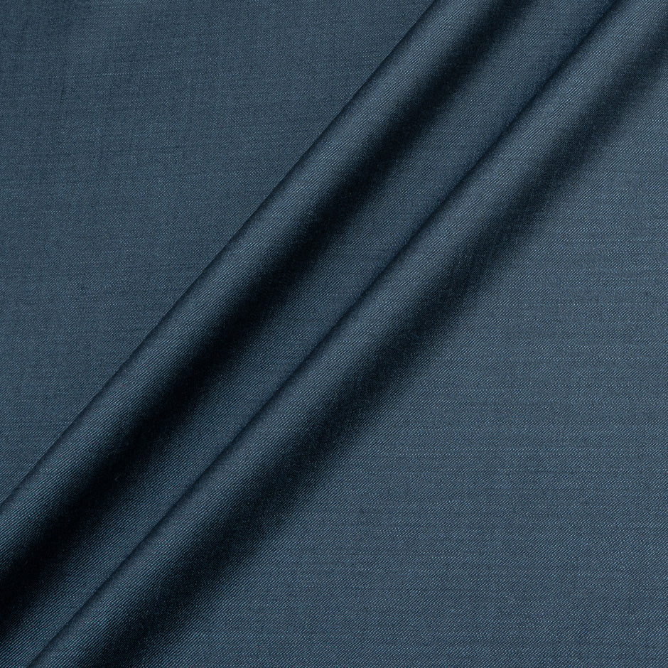 Petrol Blue Super 130s Pure Wool Suiting