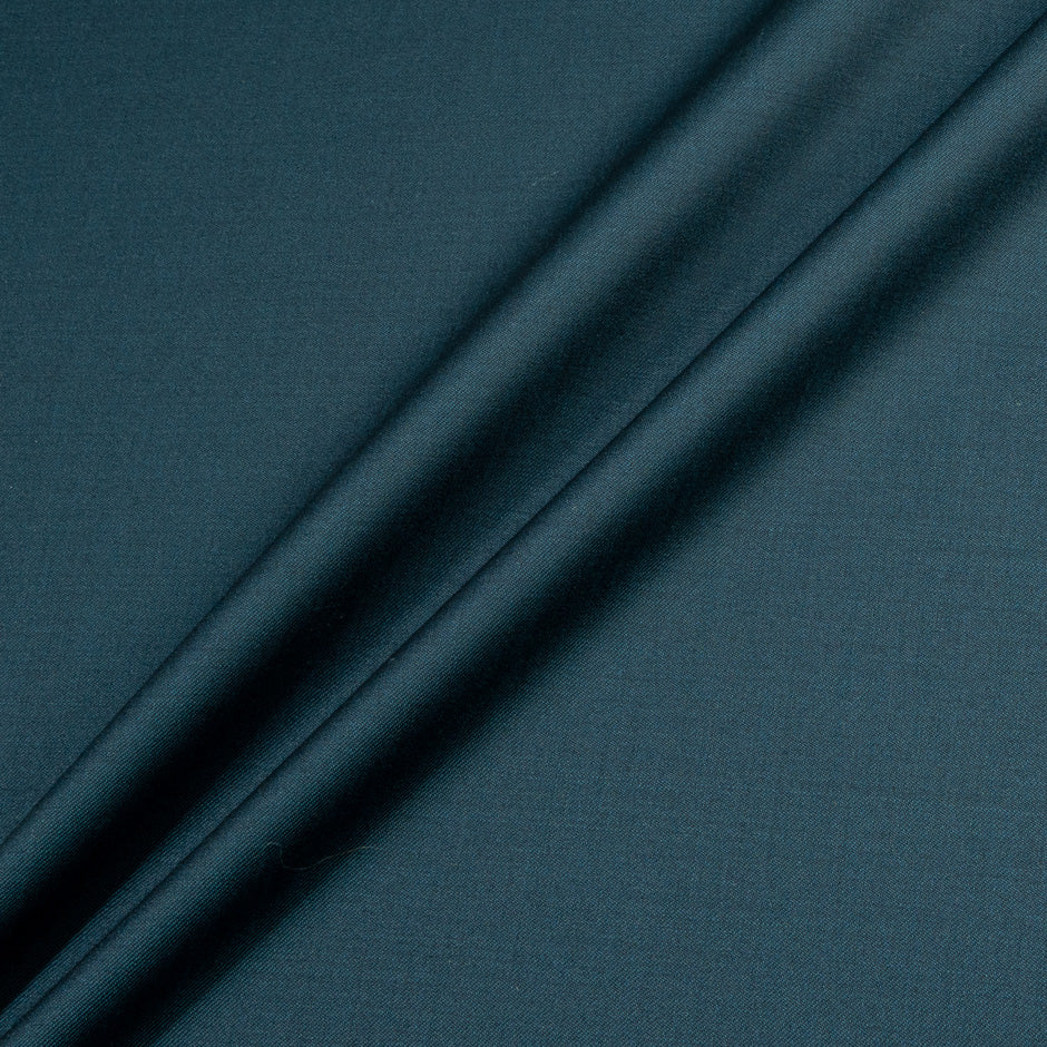 Teal Blue Exel Merino Pure Wool Suiting