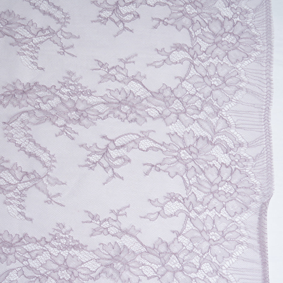 Dusty Lilac Fine Chantilly Lace