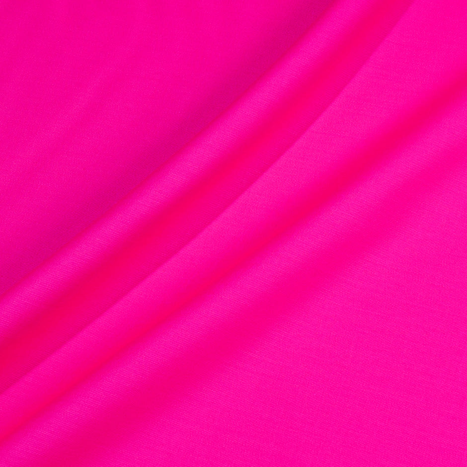 Fluorescent Pink Stretch Wool Gaberdine