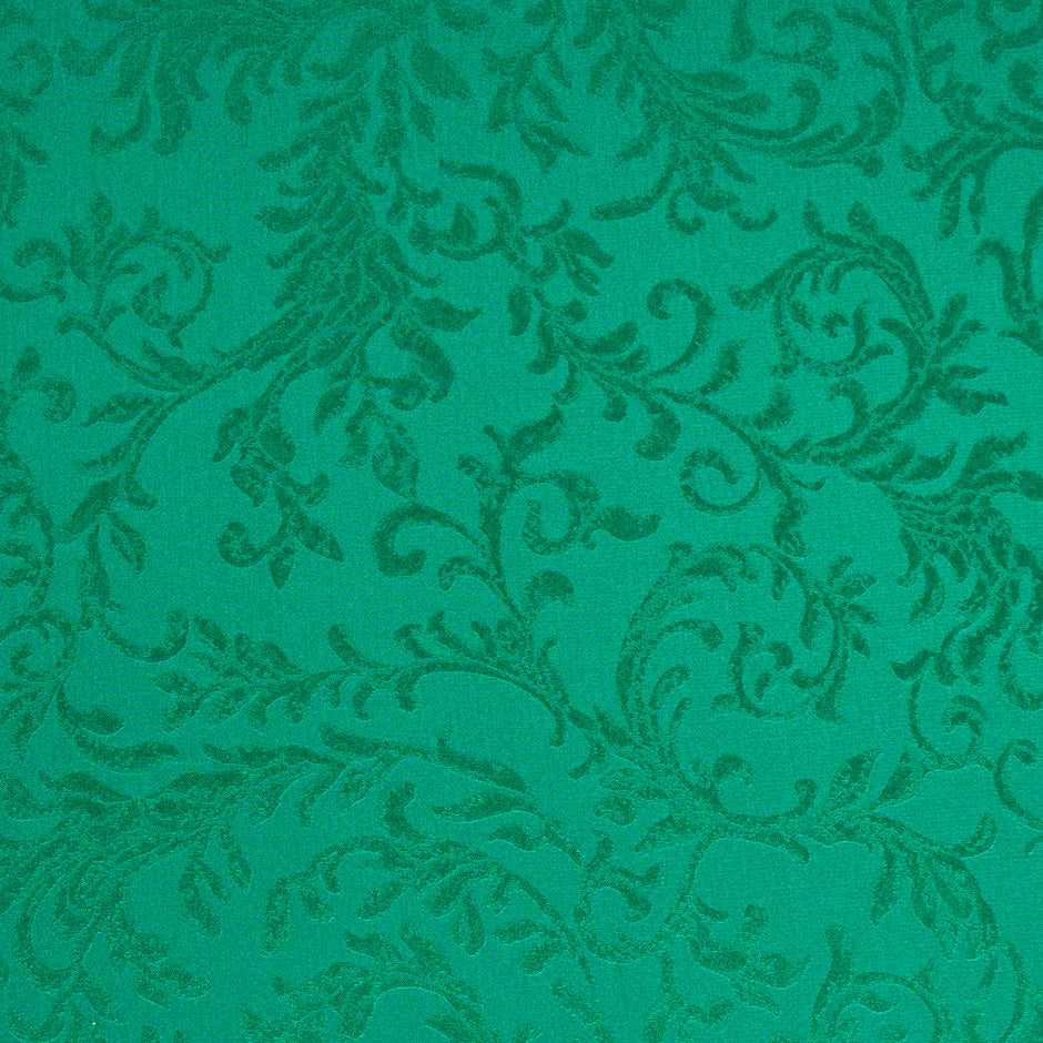 Emerald Green Jacquard Pure Silk