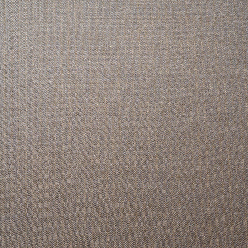 Beige Pinstripe Putty Superfine Pure Wool Suiting