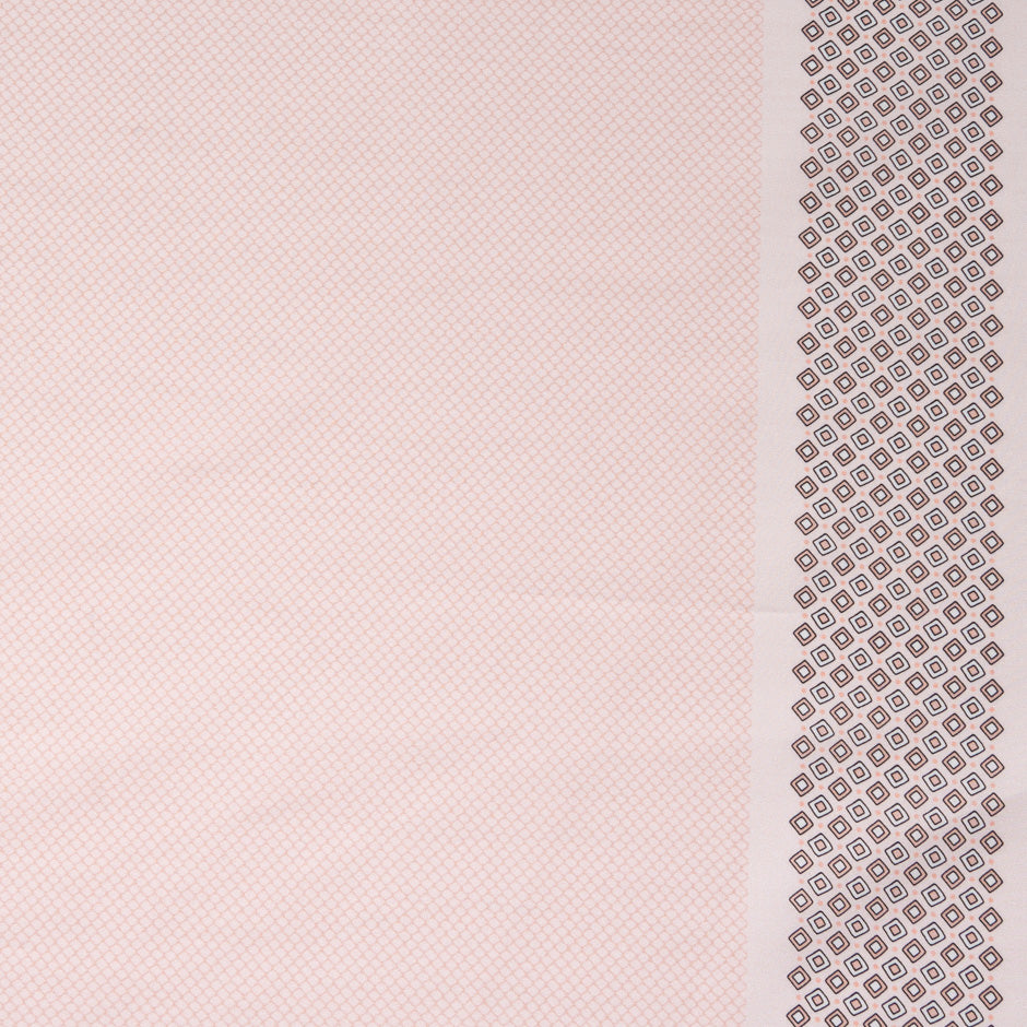 'Mesh' Printed Baby Pink Pure Cotton