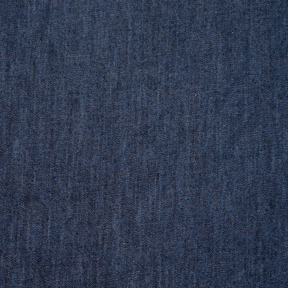 Dark Cobalt Blue Pure Cotton Denim