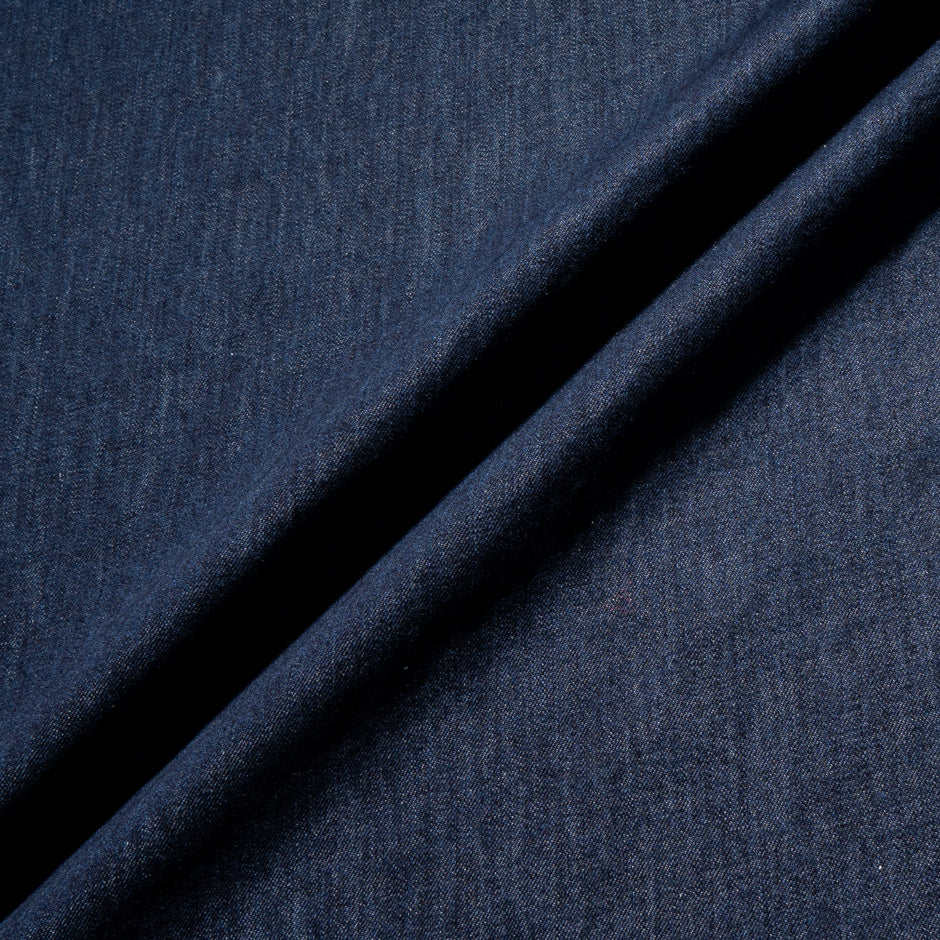 Dark Cobalt Blue Pure Cotton Denim