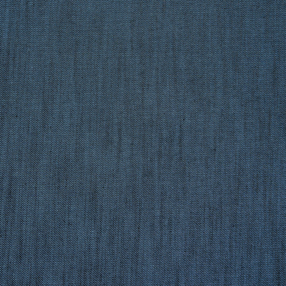 Ink Blue Stretch Cotton Denim