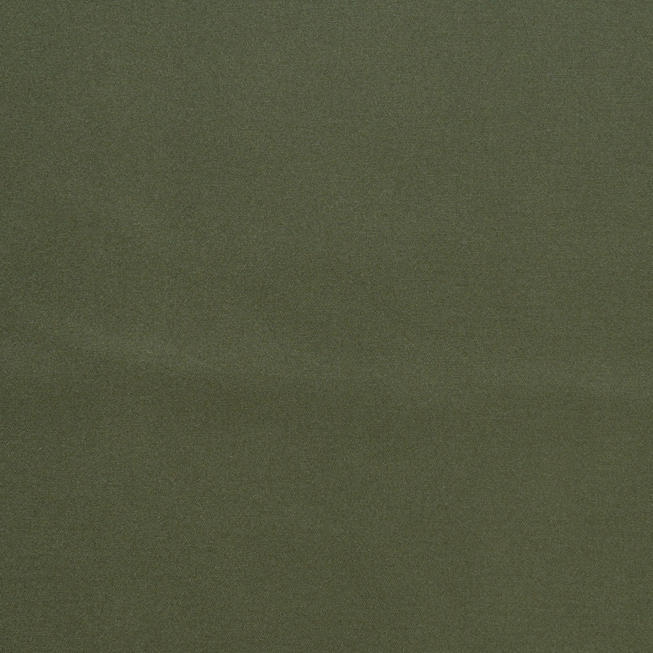 Plain Dark Khaki Luxury Stretch Suiting Cotton