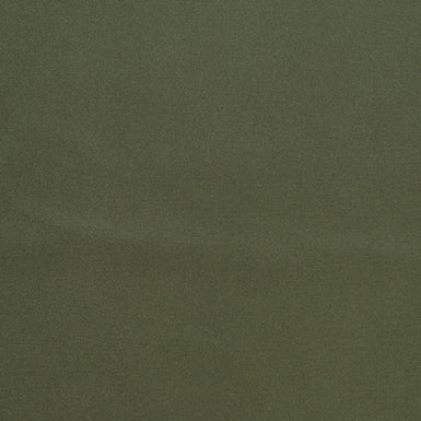 Plain Dark Khaki Luxury Stretch Suiting Cotton