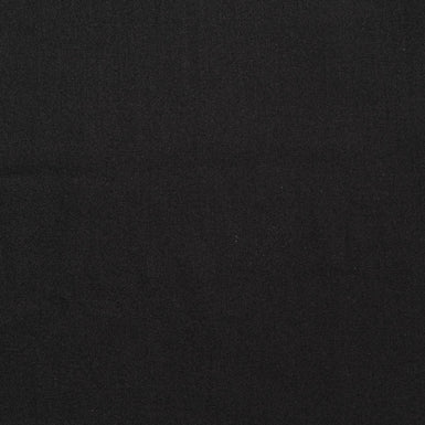 Plain Jet Black Luxury Stretch Suiting Cotton