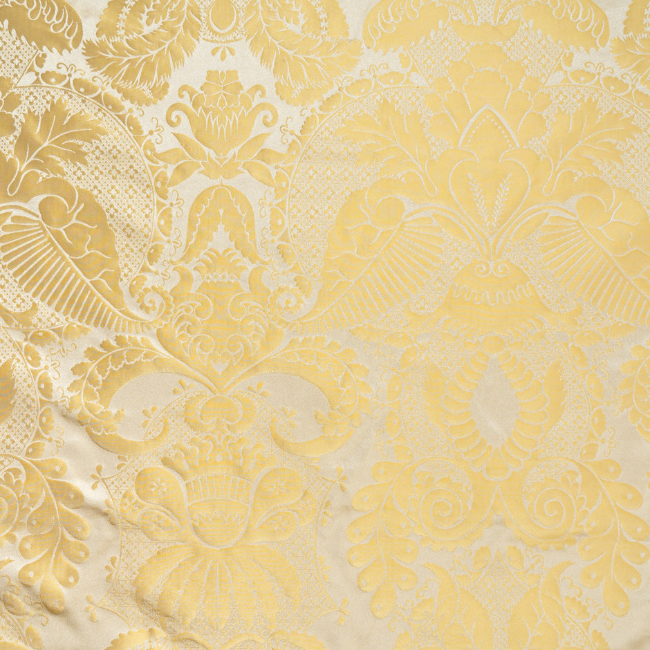 Light Gold Silk Baroque Brocade